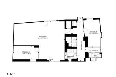Prodej objektu k podnikání a bydlení, ulice Přátelství Praha 10 Uhřiněves
